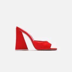 Discount The Attico For Kith Devon Mule 115Mm Cinnabar