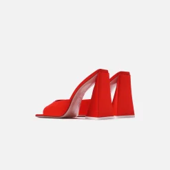 Discount The Attico For Kith Devon Mule 115Mm Cinnabar