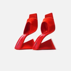 Discount The Attico For Kith Devon Mule 115Mm Cinnabar