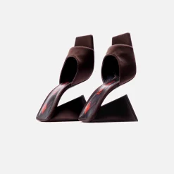 Shop The Attico For Kith Devon Mule 115Mm Cacao