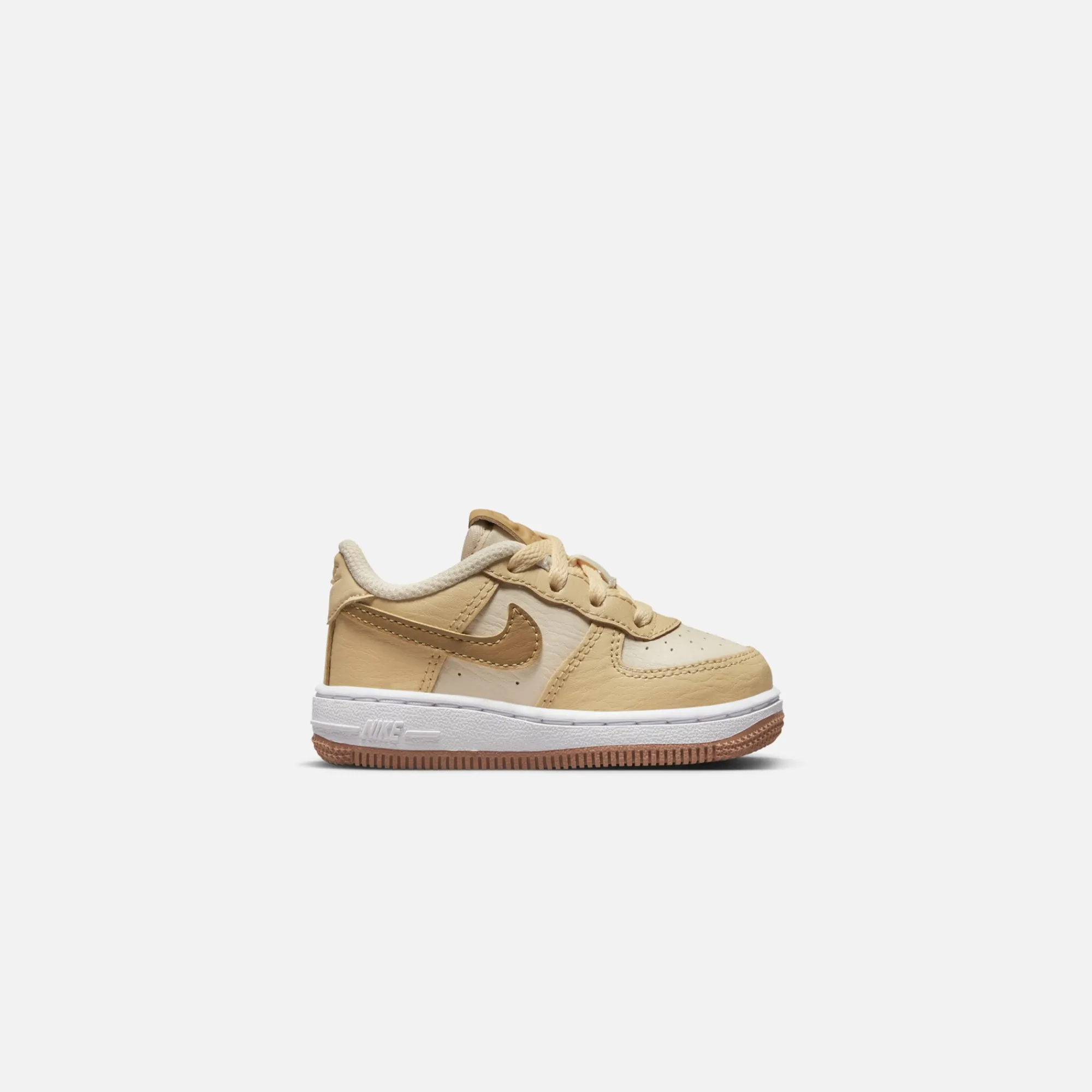 Shop Nike Force 1 Lv8 1 Toddler Pearl White / Sesame / White / Ale Brown