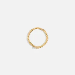 New Tom Wood Frankie Bracelet 8.3 Gold