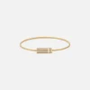 Sale Le Gramme 9G Polished Cable Bracelet With 11 Lines Of White Sterling Silver