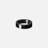Cheap Le Gramme 3G Polished Ceramic Ribbon Ring Black