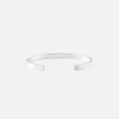 Shop Le Gramme 15G Ribbon Bracelet Brushed Sterling Silver