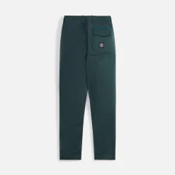 Best Sale Stone Island Gabardine Workwear Trouser Bottle Green