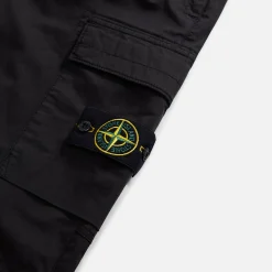 Outlet Stone Island Garment Dyed Cotton Twill Pant Black