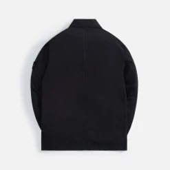Store Stone Island Garment Dyed Cotton Twill Overshirt Black