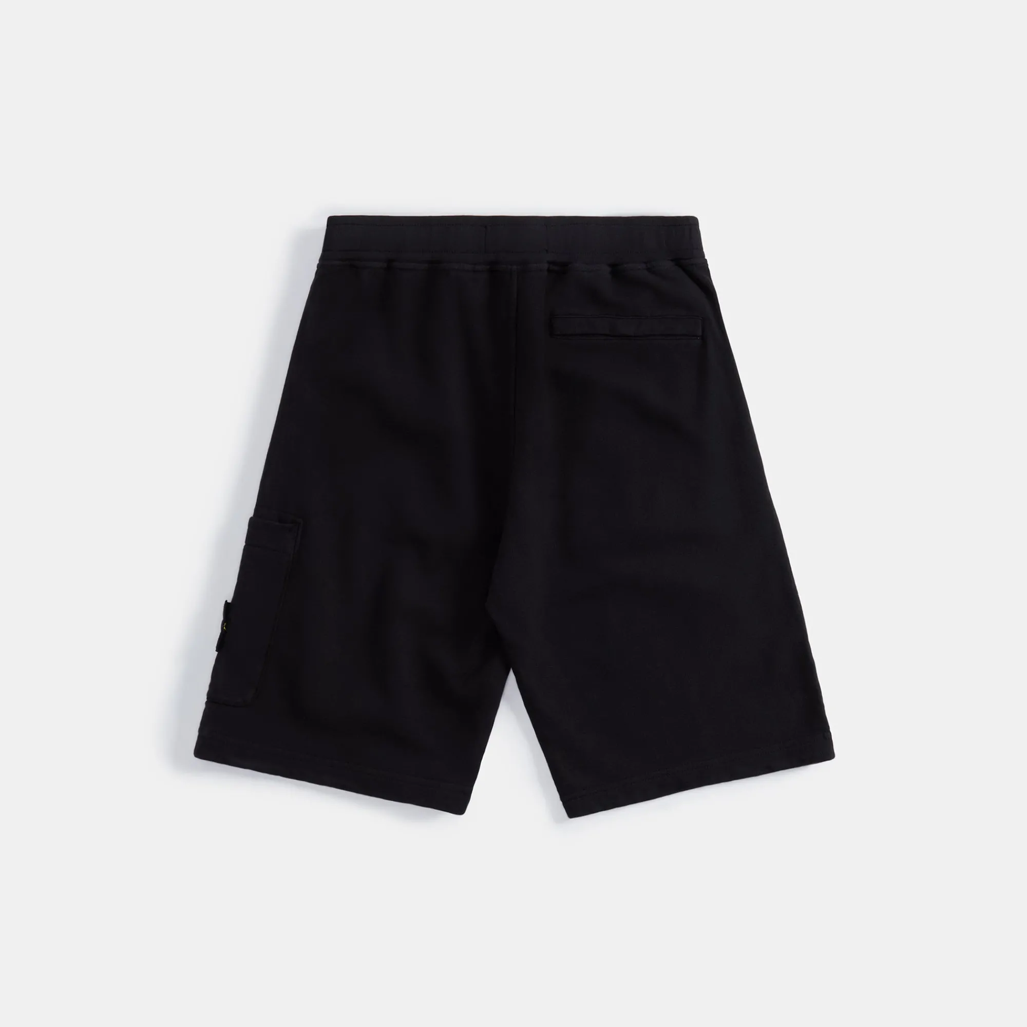 Best Sale Stone Island Garment Dyed Fleece Short Black