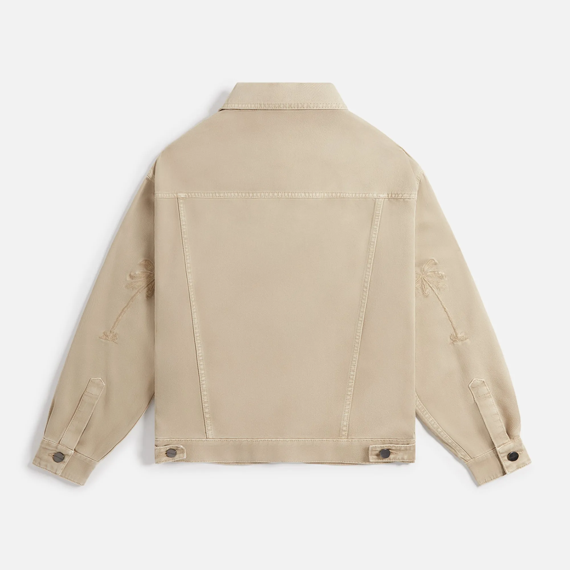 Best Sale Palm Angels Gd Loose Bull Jacket Beige