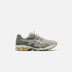 Sale Asics Gel Kayano 14 Olive Grey / Pure Silver