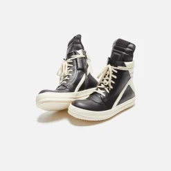 Hot Rick Owens Geobasket Black / Milk / Milk