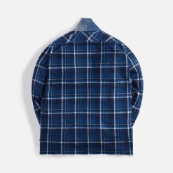 Outlet Greg Lauren Gl1 Blue Plaid