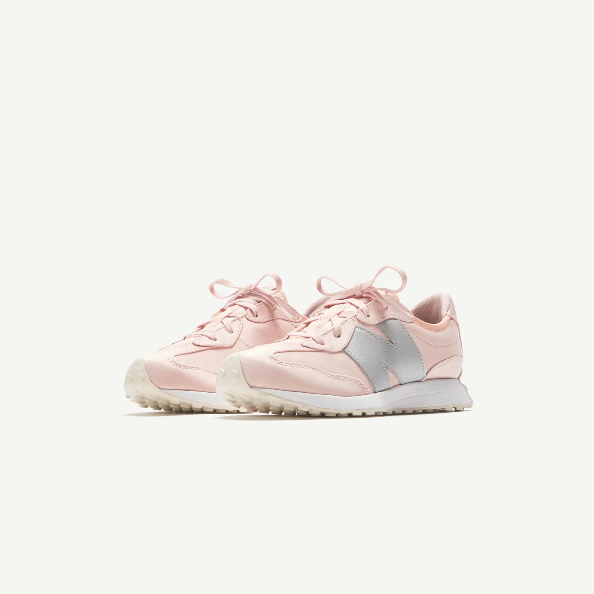 Fashion New Balance Grade School Oyster Pink / Silver