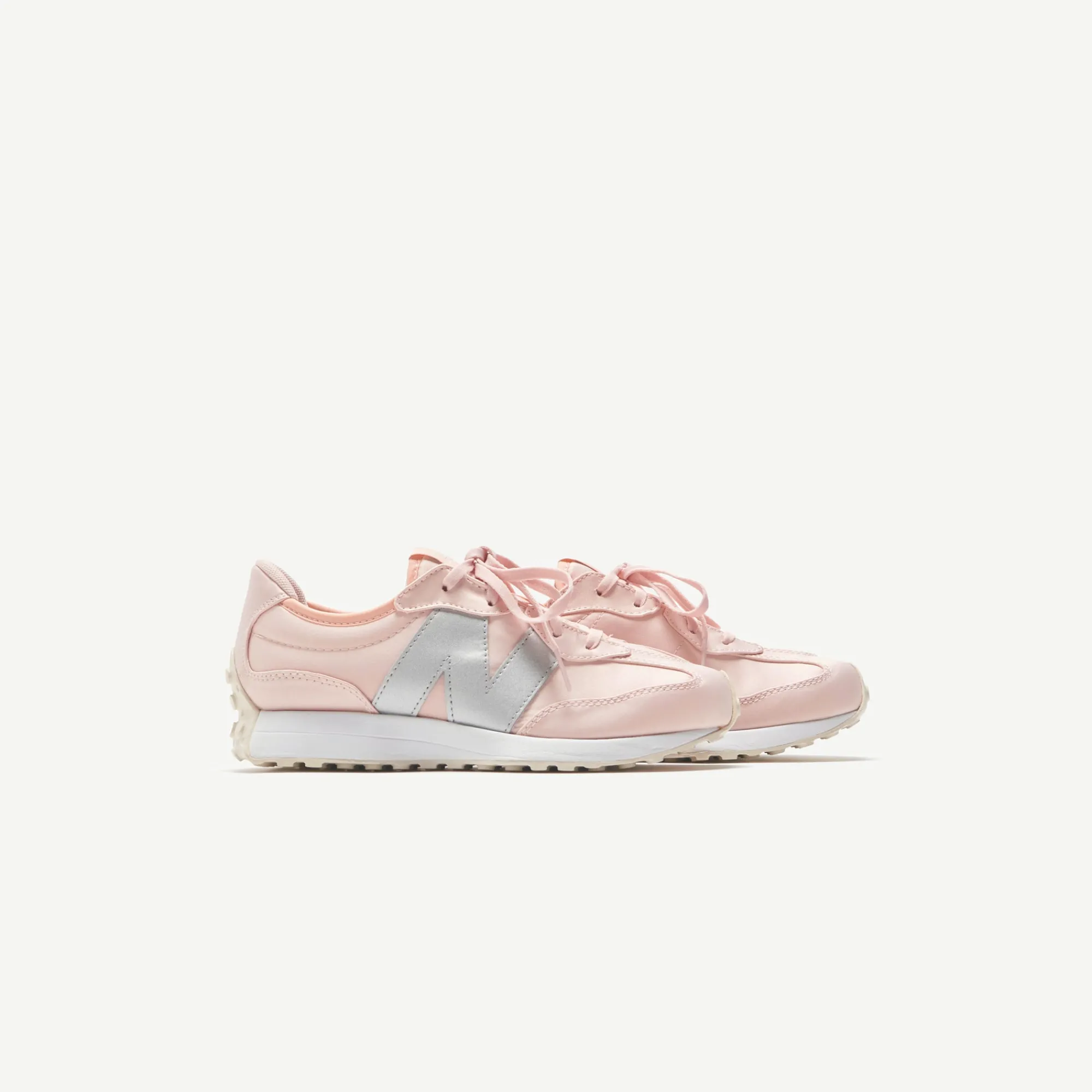 Fashion New Balance Grade School Oyster Pink / Silver