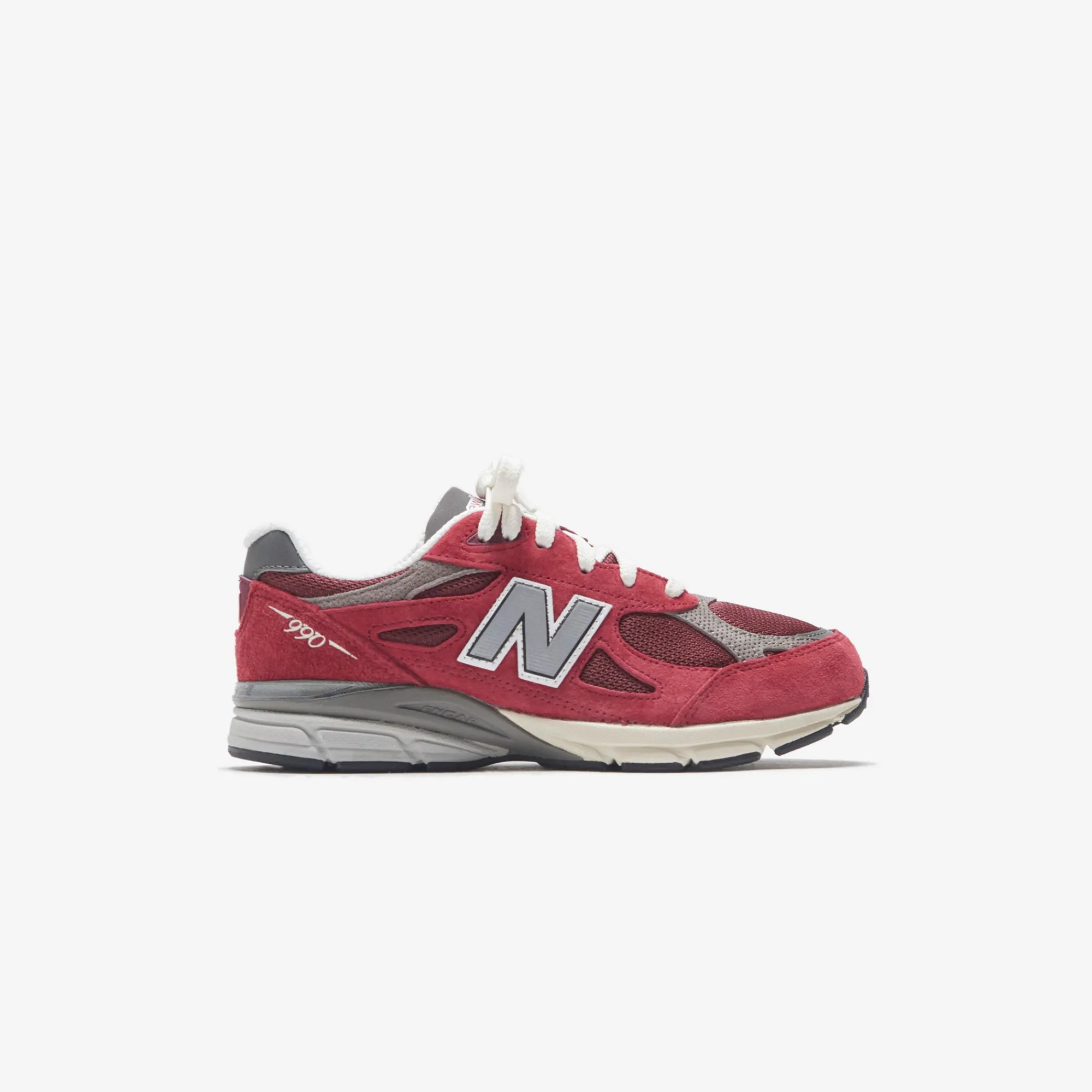 Shop New Balance Grade School 990 V3 Red