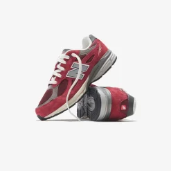 Shop New Balance Grade School 990 V3 Red