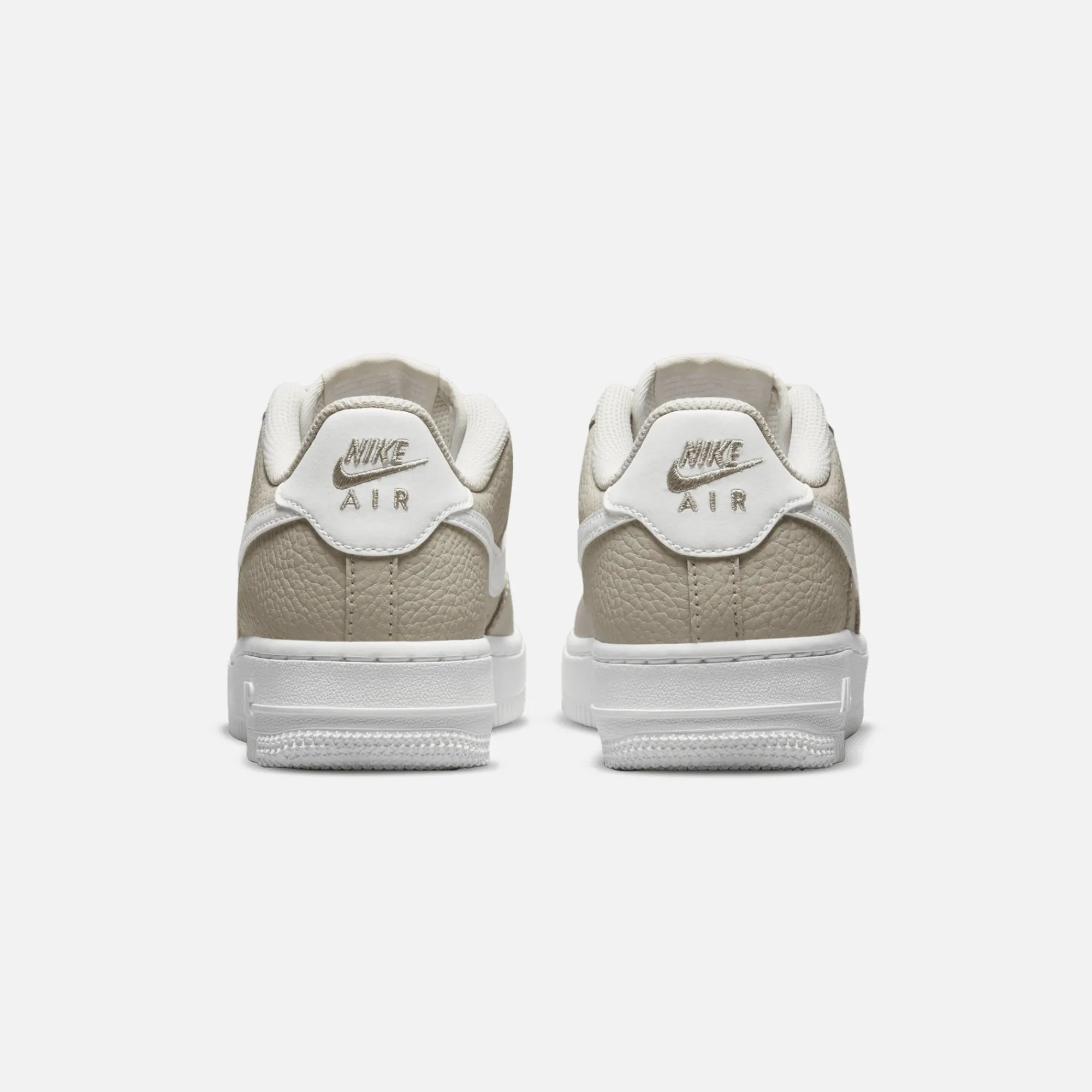 Best Sale Nike Grade School Air Force 1 Light Bone / White