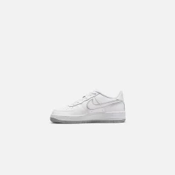 Outlet Nike Grade School Air Force 1 White / Wolf Grey / White