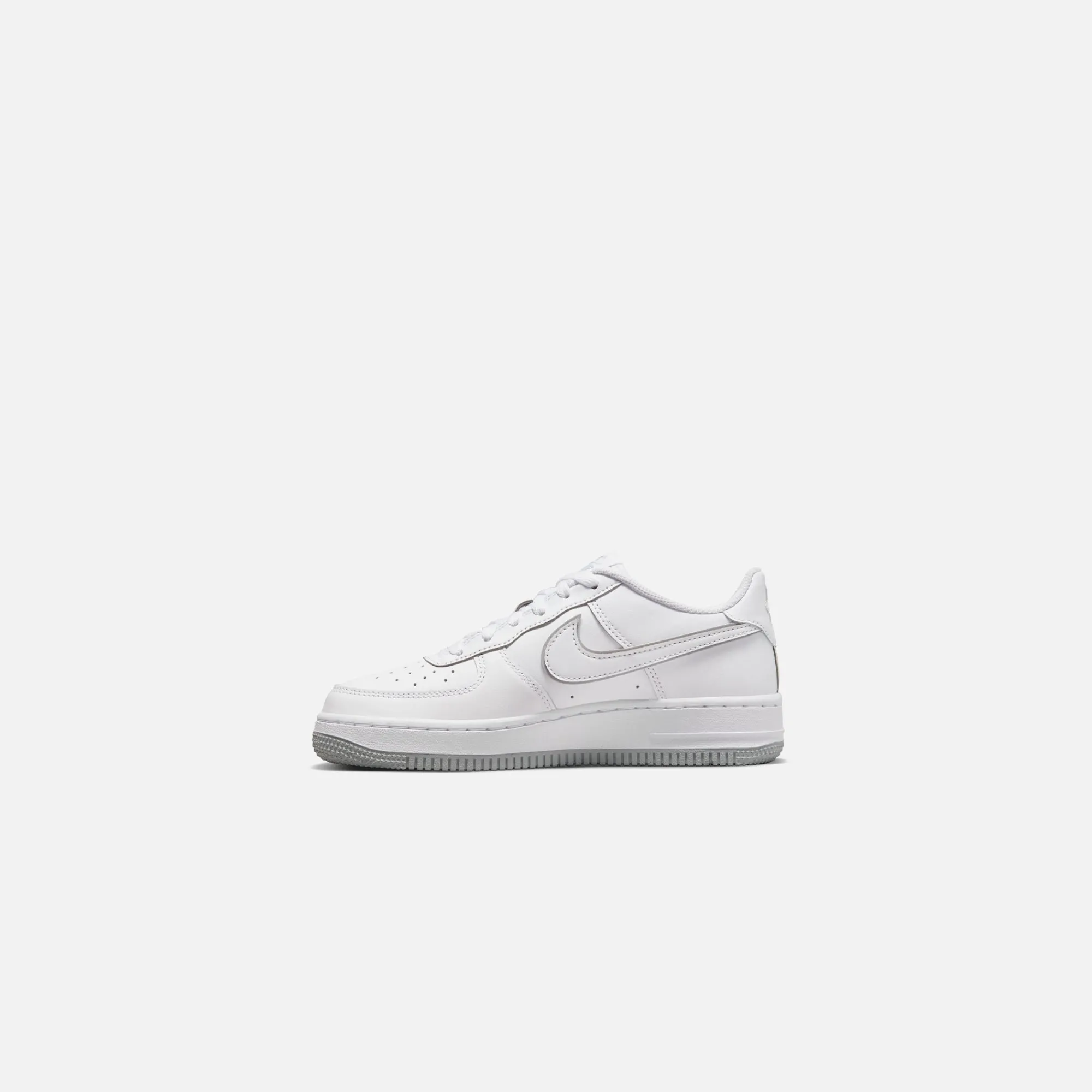 Outlet Nike Grade School Air Force 1 White / Wolf Grey / White