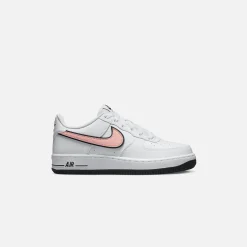 Best Sale Nike Grade School Air Force 1 White / Sunset Glow / Doll / Yellow Strike / Black