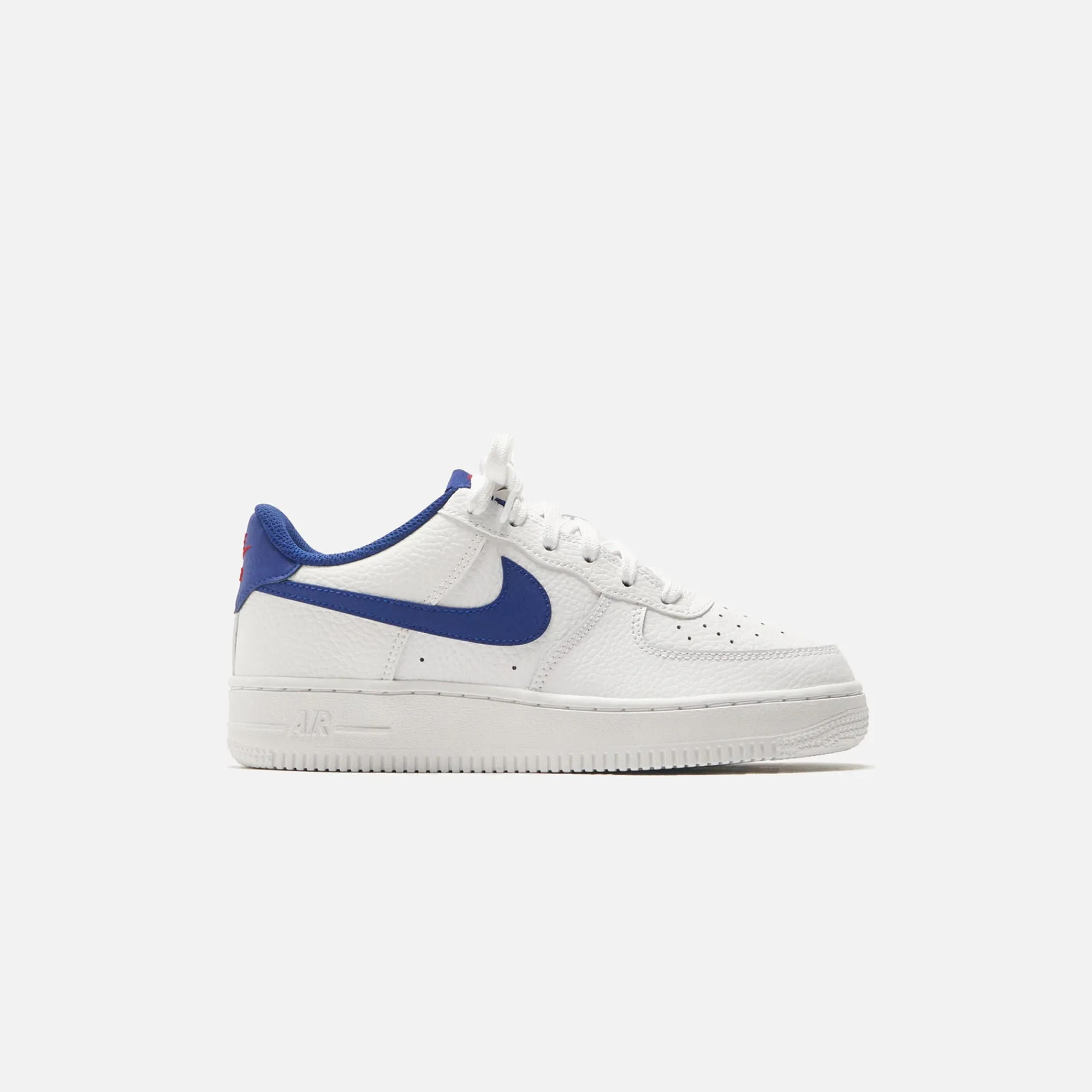Hot Nike Grade School Air Force 1 White / Deep Royal Blue / University Red