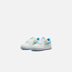 Best Nike Grade School Air Force 1 Lv8 White / Multi-Color / Light Menta