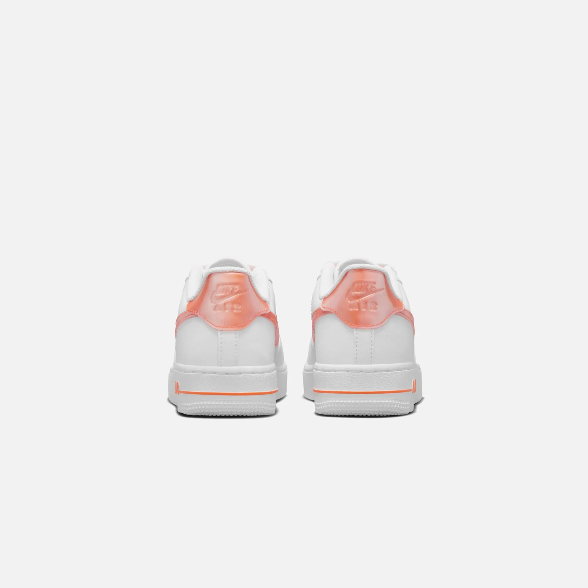 Fashion Nike Grade School Air Force 1 Next Nature White / Safety Orange