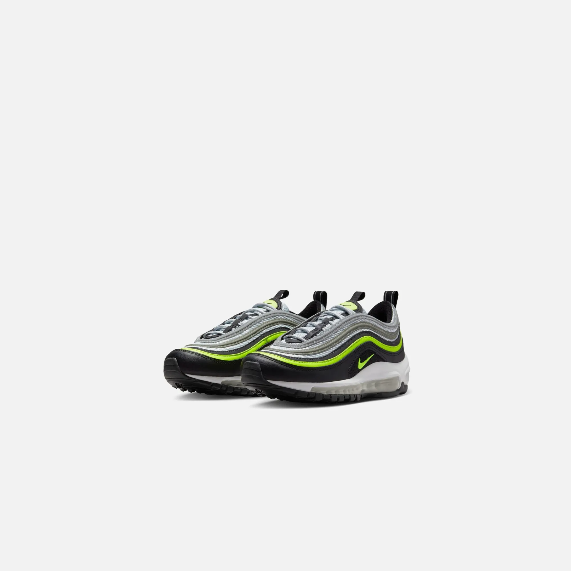 Discount Nike Grade School Air Max 97 Pure Platinum / Volt / Black / White
