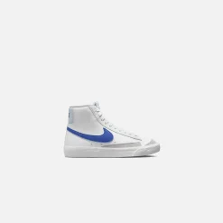 Sale Nike Grade School Blazer Mid `77 White / Game Royal / Pure Platinum