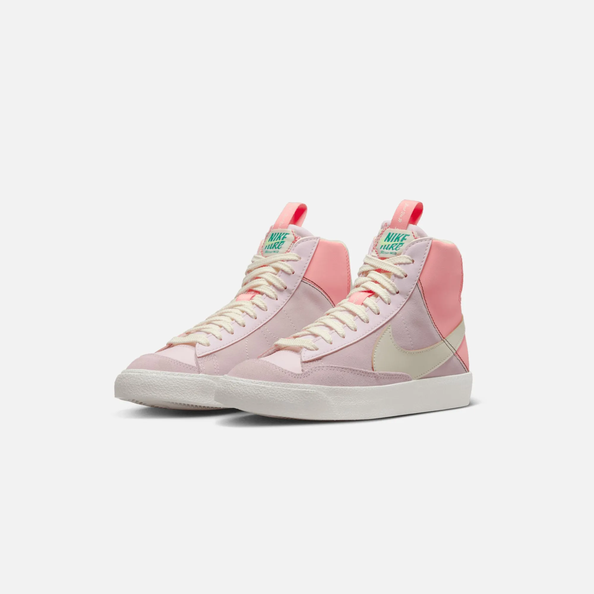 Fashion Nike Grade School Blazer Mid `77 Se Pink Foam / Coconut Milk / Pink Gaze