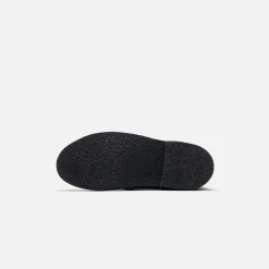 Best Clarks Grade School Desert Boot Black Suede