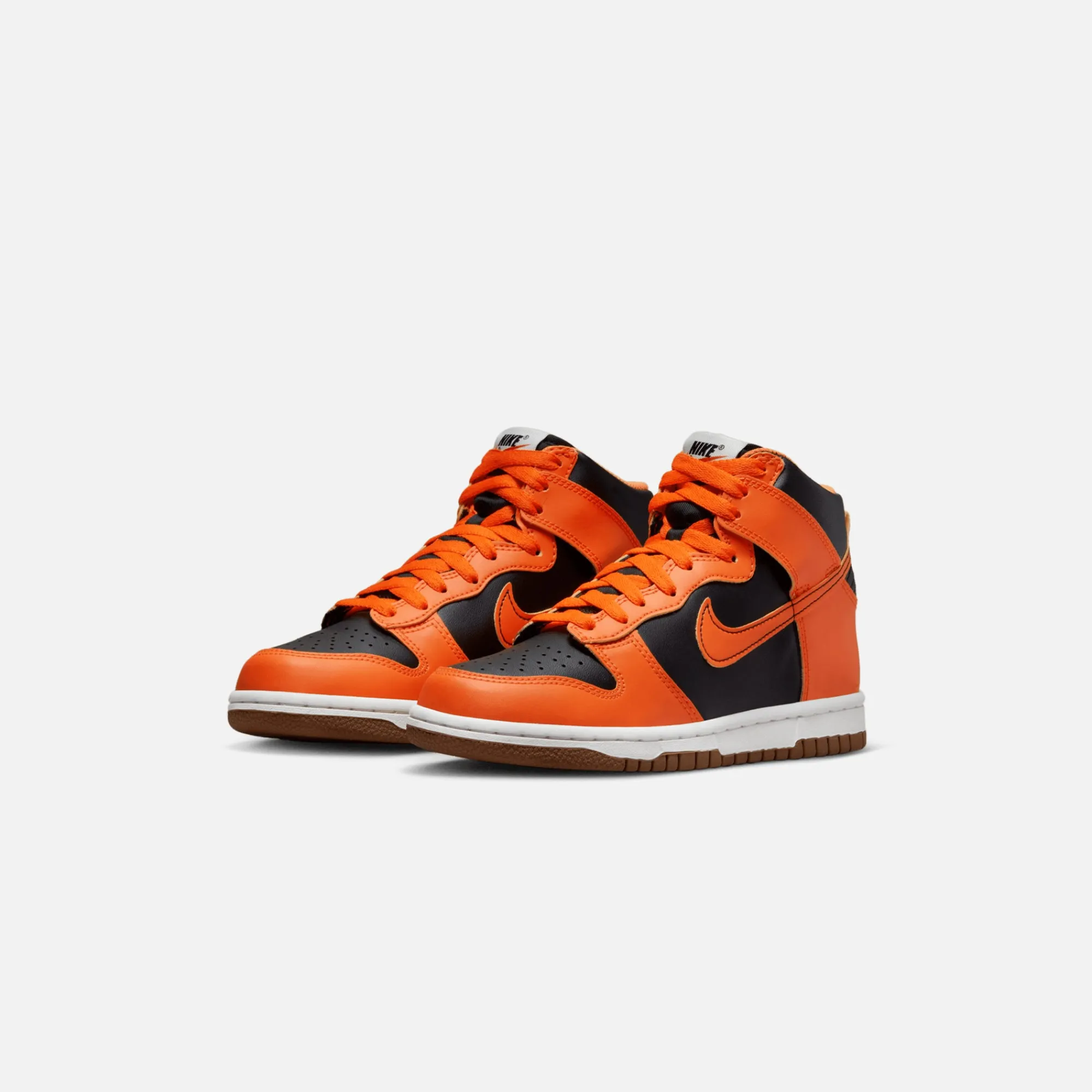 Cheap Nike Grade School Dunk High Black / Safety Orange / Yellow Strike / Summit White