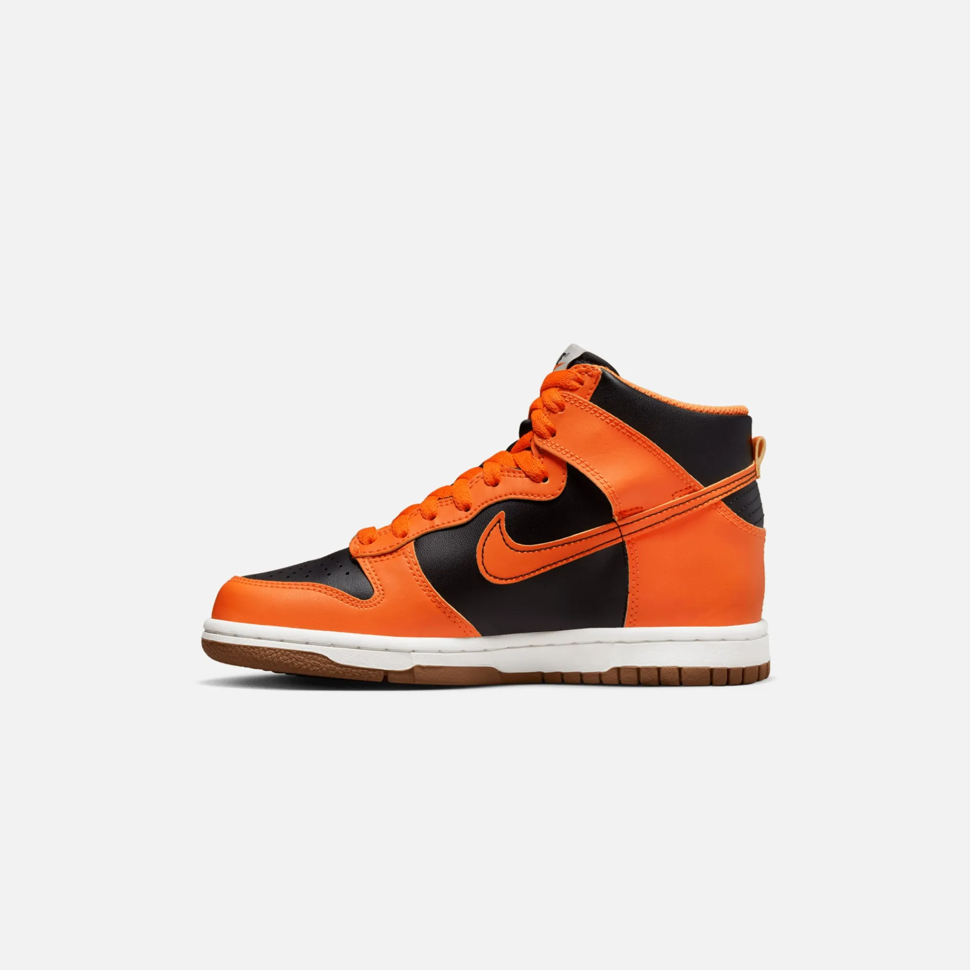 Cheap Nike Grade School Dunk High Black / Safety Orange / Yellow Strike / Summit White