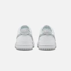 Shop Nike Grade School Dunk Low White / Pure Platinum