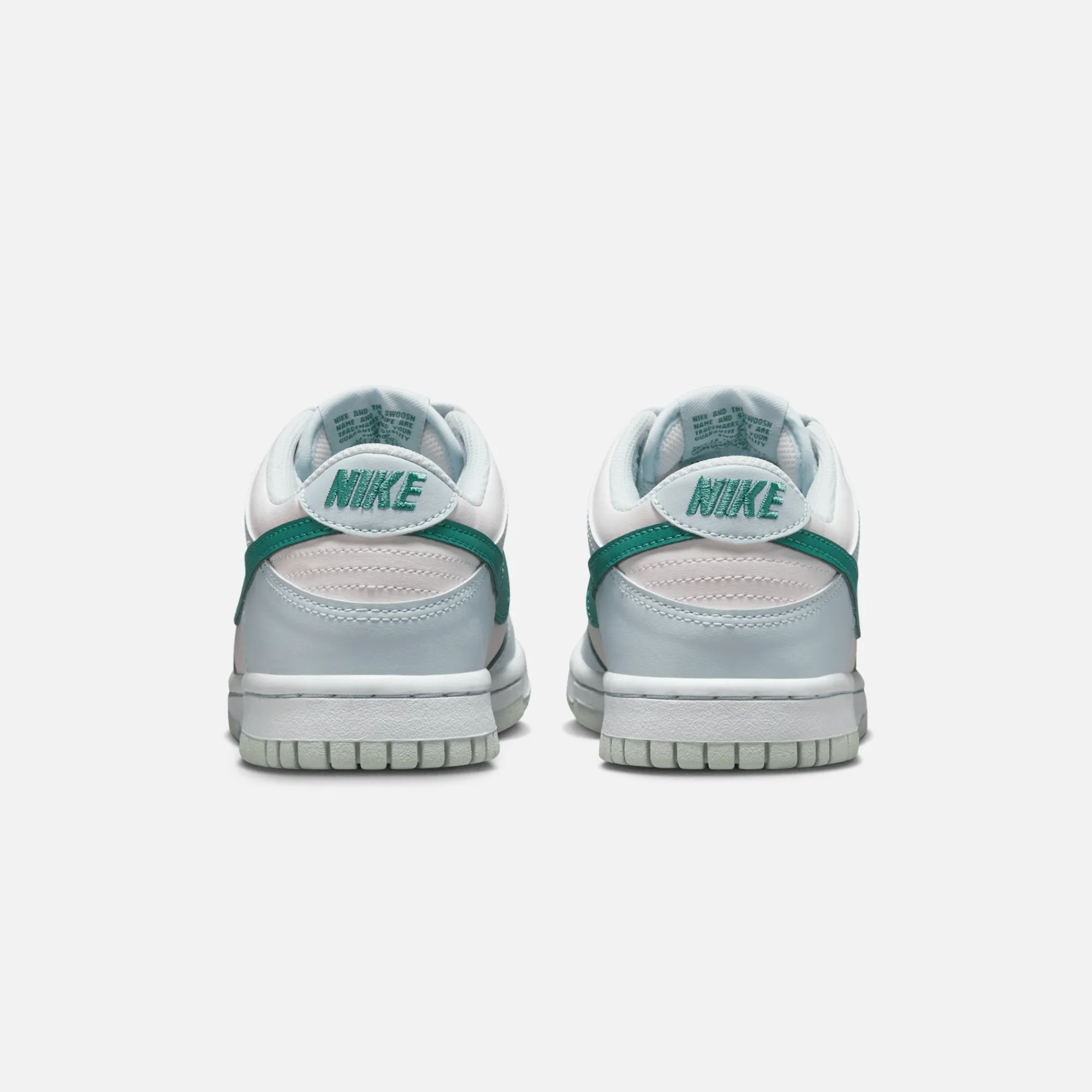 Flash Sale Nike Grade School Dunk Low Football Grey / Mineral Teal / Pearl Pink