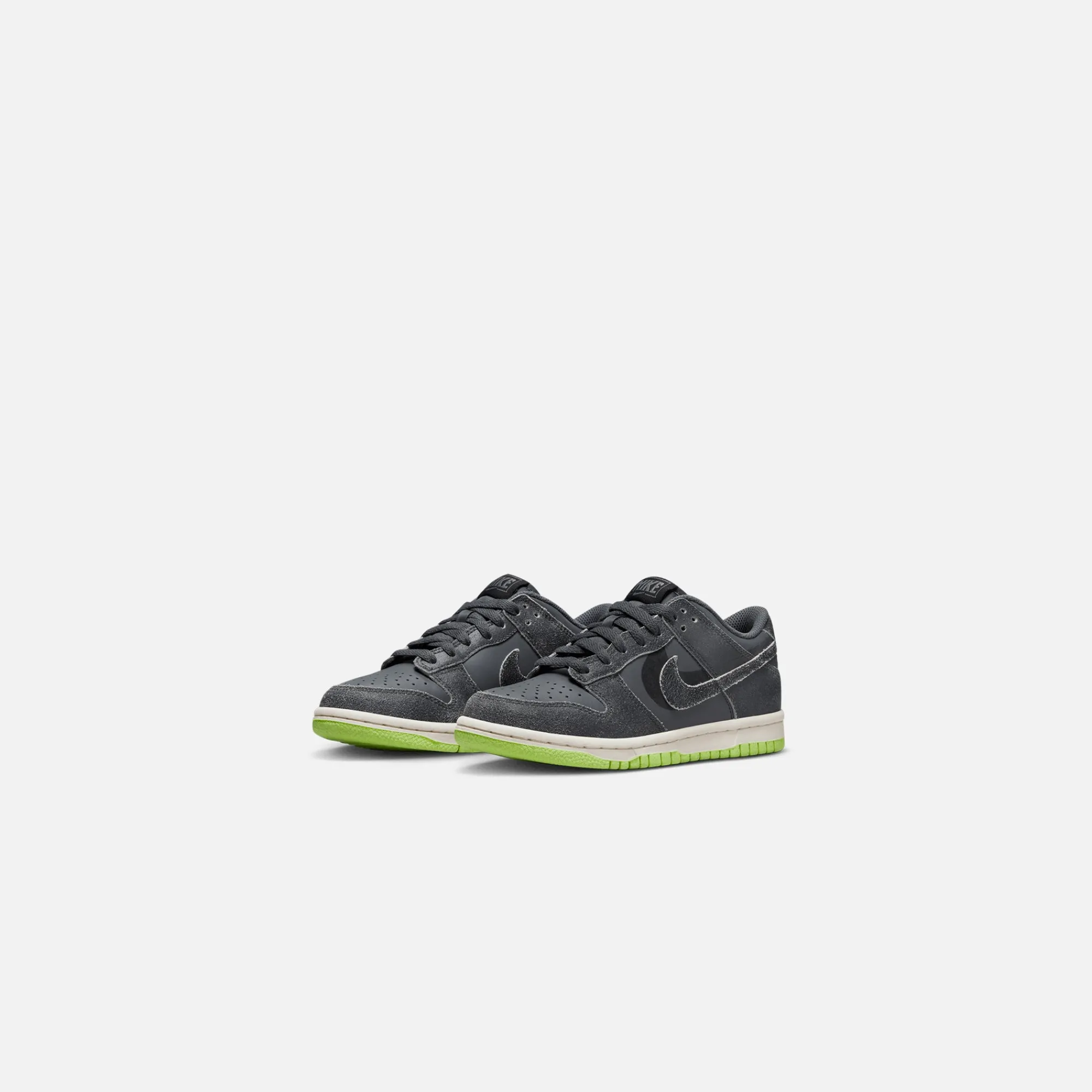 Best Nike Grade School Dunk Low Se Iron Grey / Phantom / Ghost Green