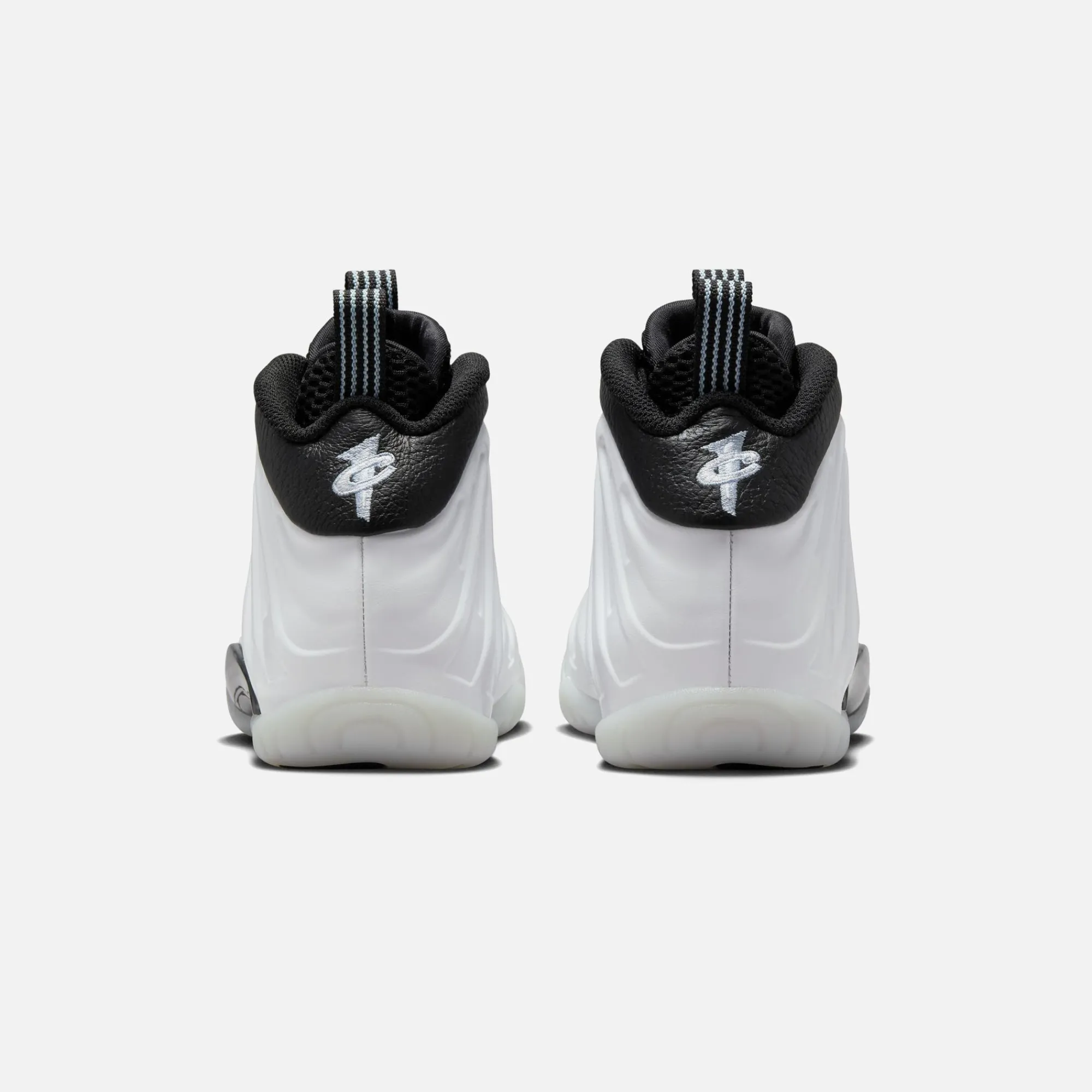 Fashion Nike Grade School Lil Posite One White / Metallic Silver / Black