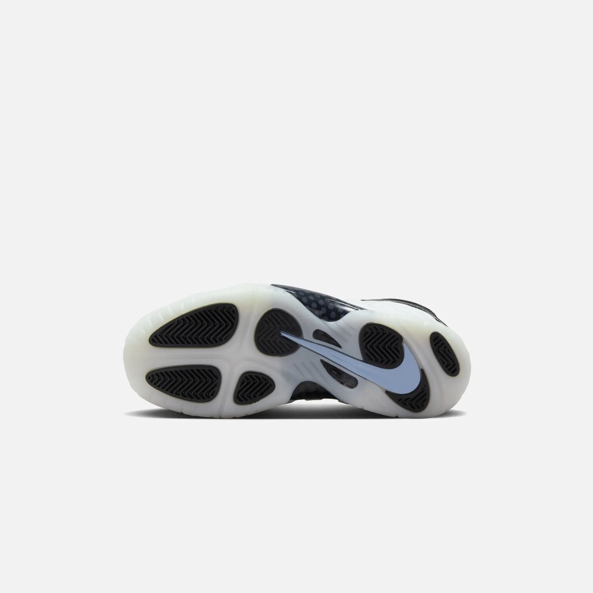 Fashion Nike Grade School Lil Posite One White / Metallic Silver / Black