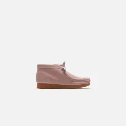 Online Clarks Grade School Wallabee Boot Pink