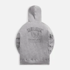 Sale Saint Laurent Grunge Hoodie Gris Chine Gris