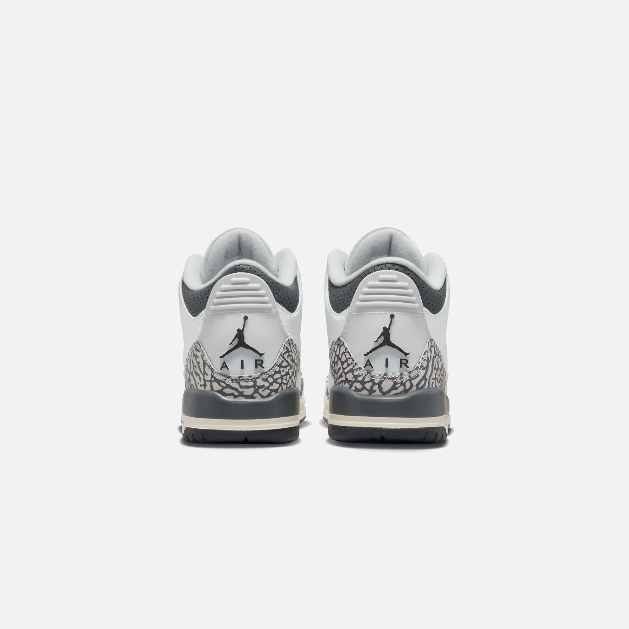 Online Nike Gs Air Jordan 3 Retro Hns White / Black Iron / Light Ash Grey