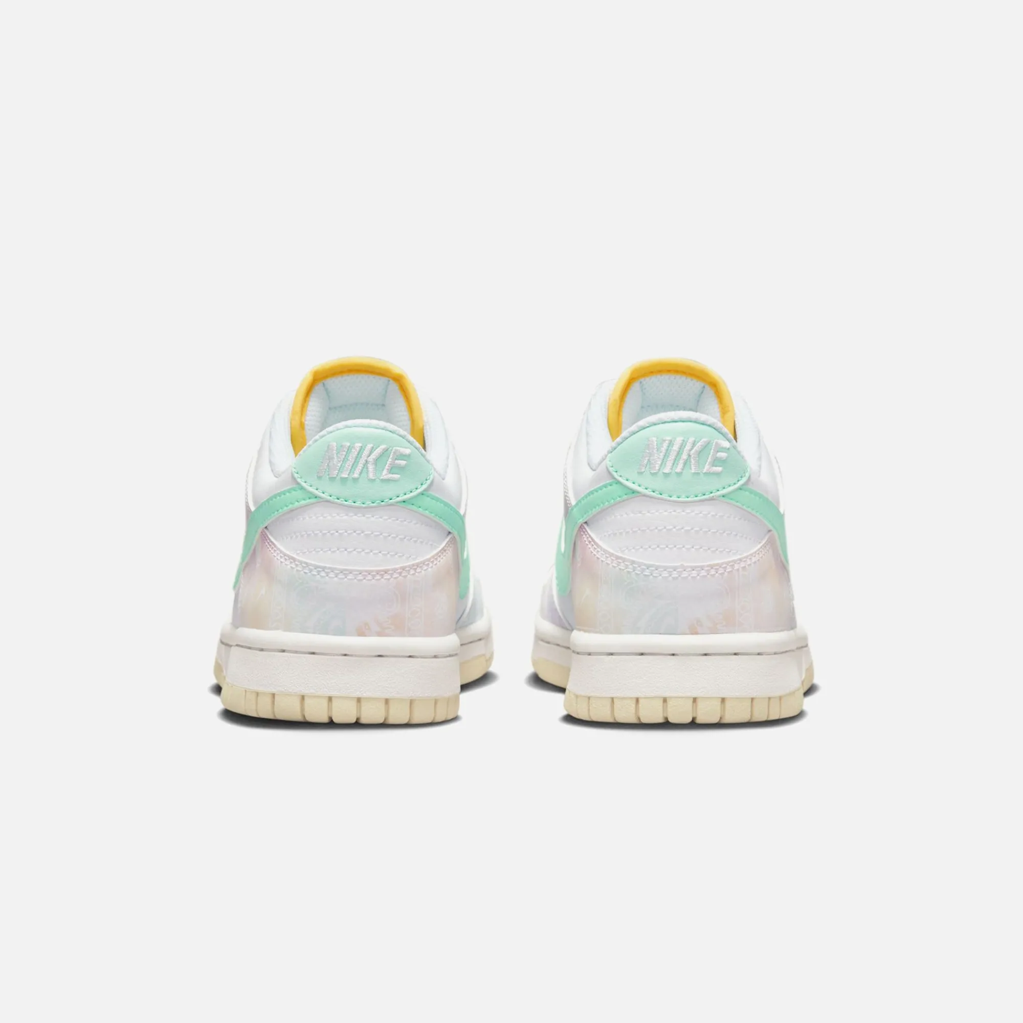 Cheap Nike Gs Dunk Low Gcel White / Mint Foam/ Phantom / Topaz