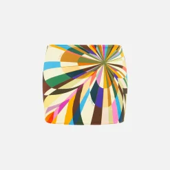 Outlet Siedres Gus Mini Skirt Flower Kaleidoscope