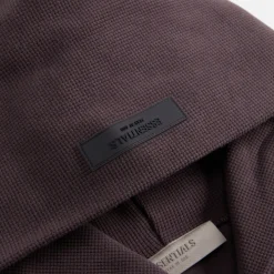 Sale Essentials Heavy Waffle Raglan Hoodie Plum