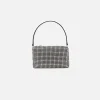 New Alexander Wang Heiress Medium Pouch White Crystals