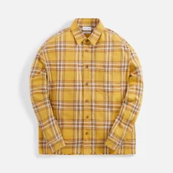 Best John Elliott Hemi Overshirt Yellow / Brown
