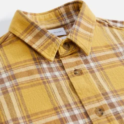 Best John Elliott Hemi Overshirt Yellow / Brown