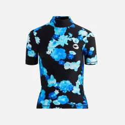 Cheap Coperni High Neck Fitted Top Blue Black