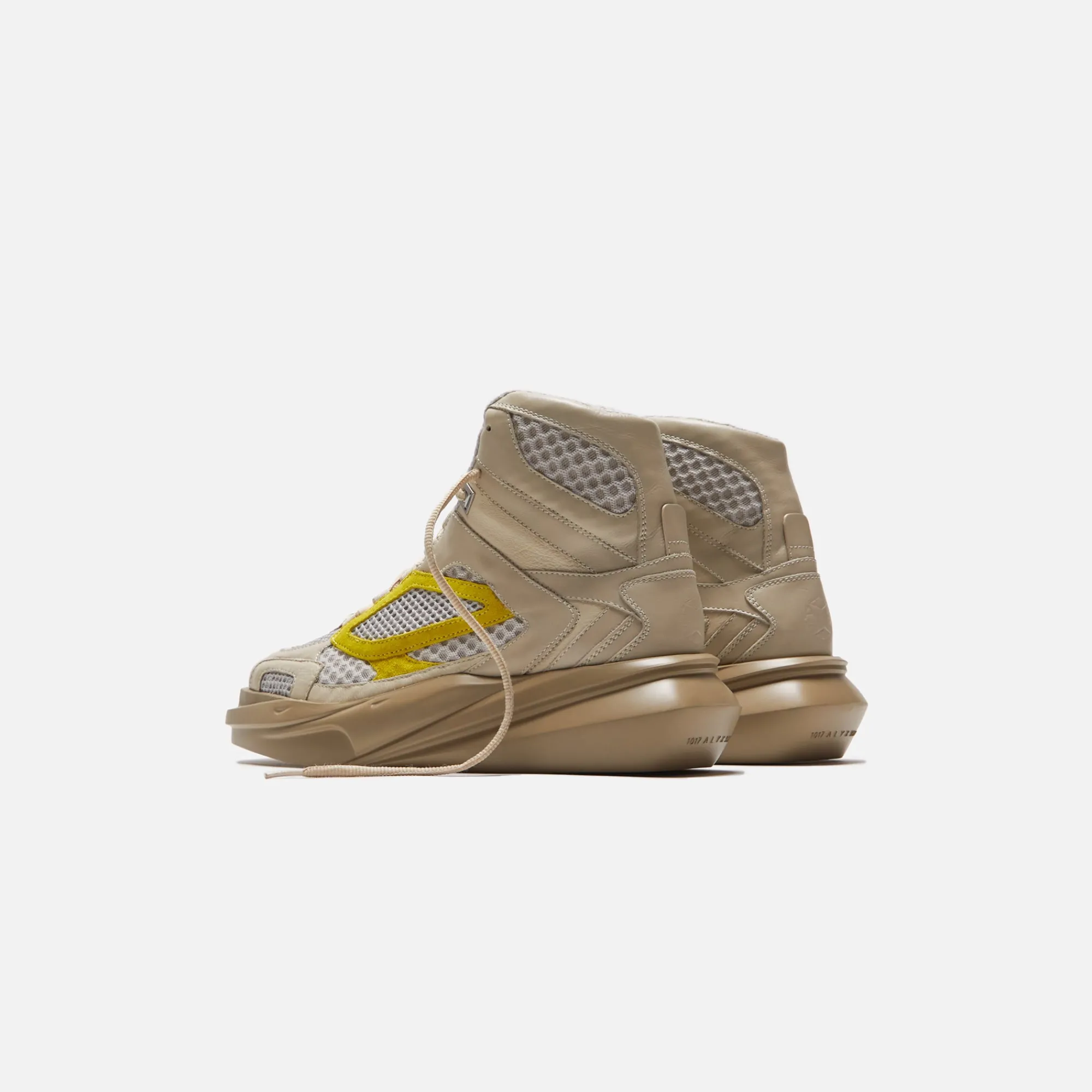 Best 1017 Alyx 9SM High Top Mono Hiking Sneaker Sand / Yellow